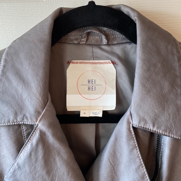 Anthroplogie faux leather jacket - Picture 2 of 7